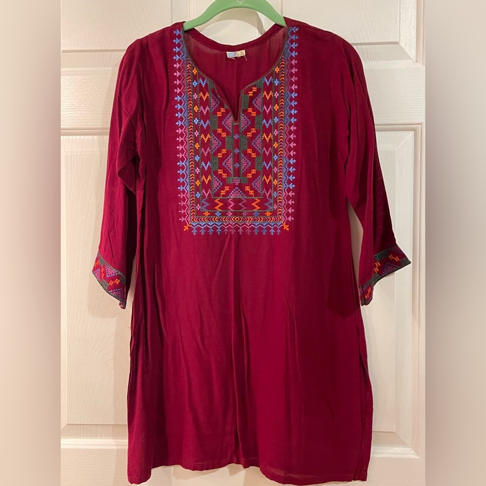 Burgundy Tunic